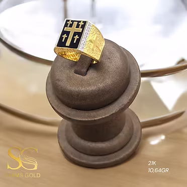 Gold ring - 21K 5.10GR